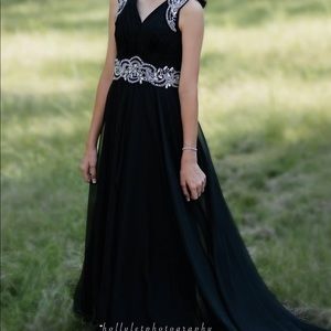 Black Chiffon Skirt Formal